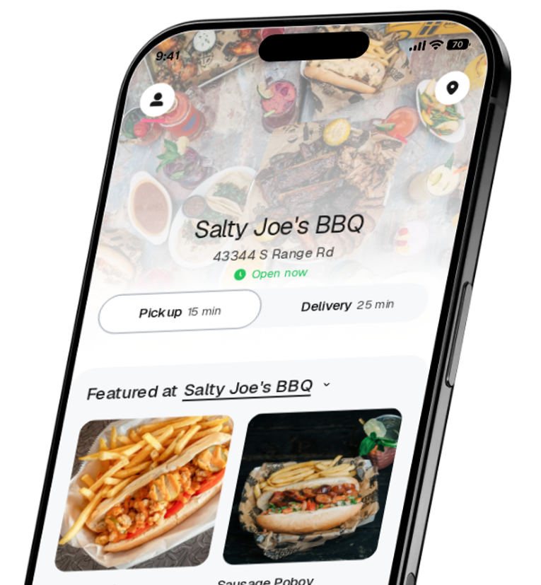 Salty Joe's BBQ app preview