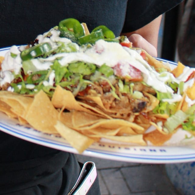 Nachos w. Chicken.