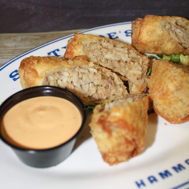 Boudin Eggrolls.